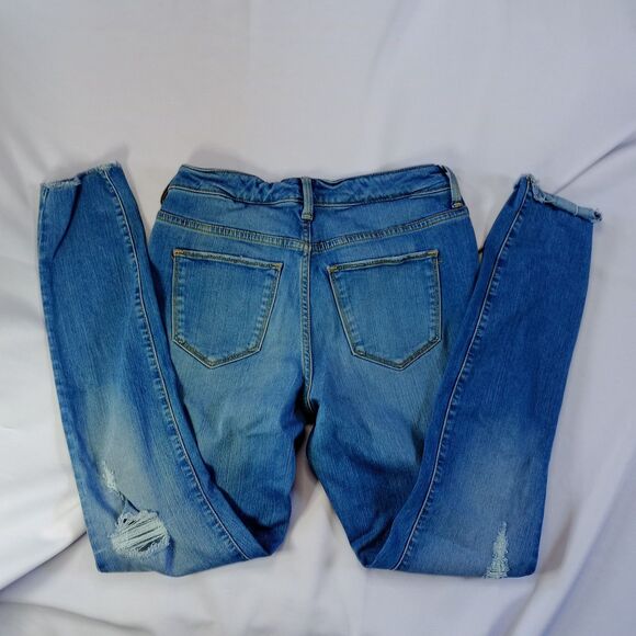Lot of 2 Universal Thread Womens Distressed Jeggings Denim Jeans Pantssz 4 - Picture 10 of 12